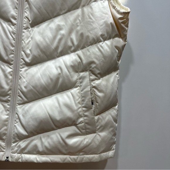 White Puffer Vest women’s large‎ lands end - Picture 4 of 7